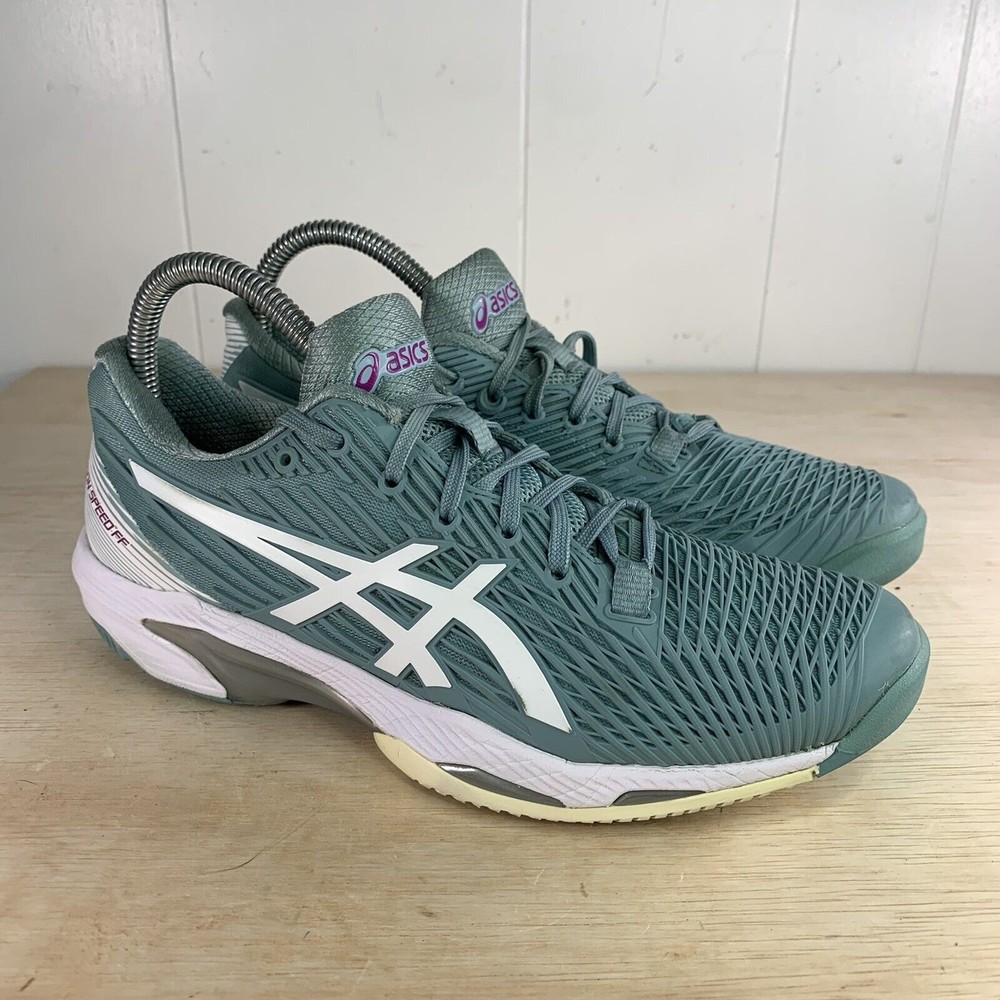 ASICS Solution Speed F1042A136 'Smoke Blue' Women's Running Shoes Size 7.5